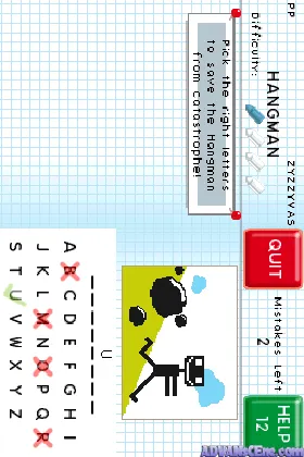 Big Word Puzzle Book (Europe) (En,Fr,De,Es,It) screen shot game playing